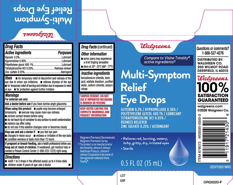 Pill image for Walgreens Multi-symptom Relief Eye Drops (pld)