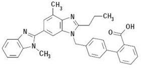 Pill image for These Highlights Do Not Include All The Information Needed To Use Telmisartan Tablets Safely And Effectively. See Full Prescribing Information For telmisartan Tablets.