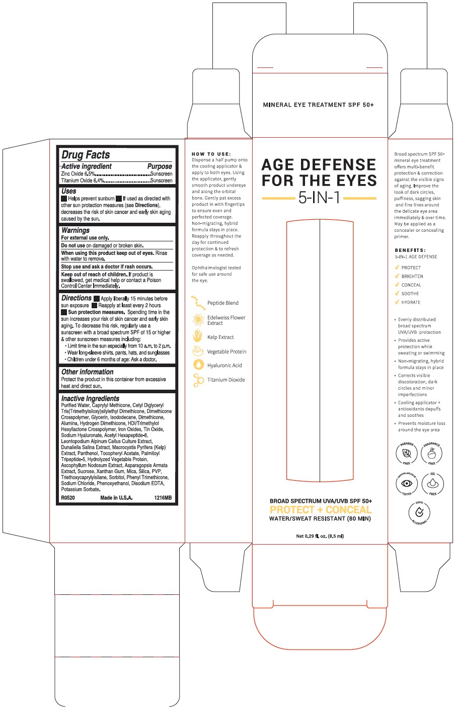 Pill image for topix mineral brightening and correcting eye make-up