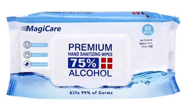 Pill image for Magicare Premium Hand Sanitizing Wipes
