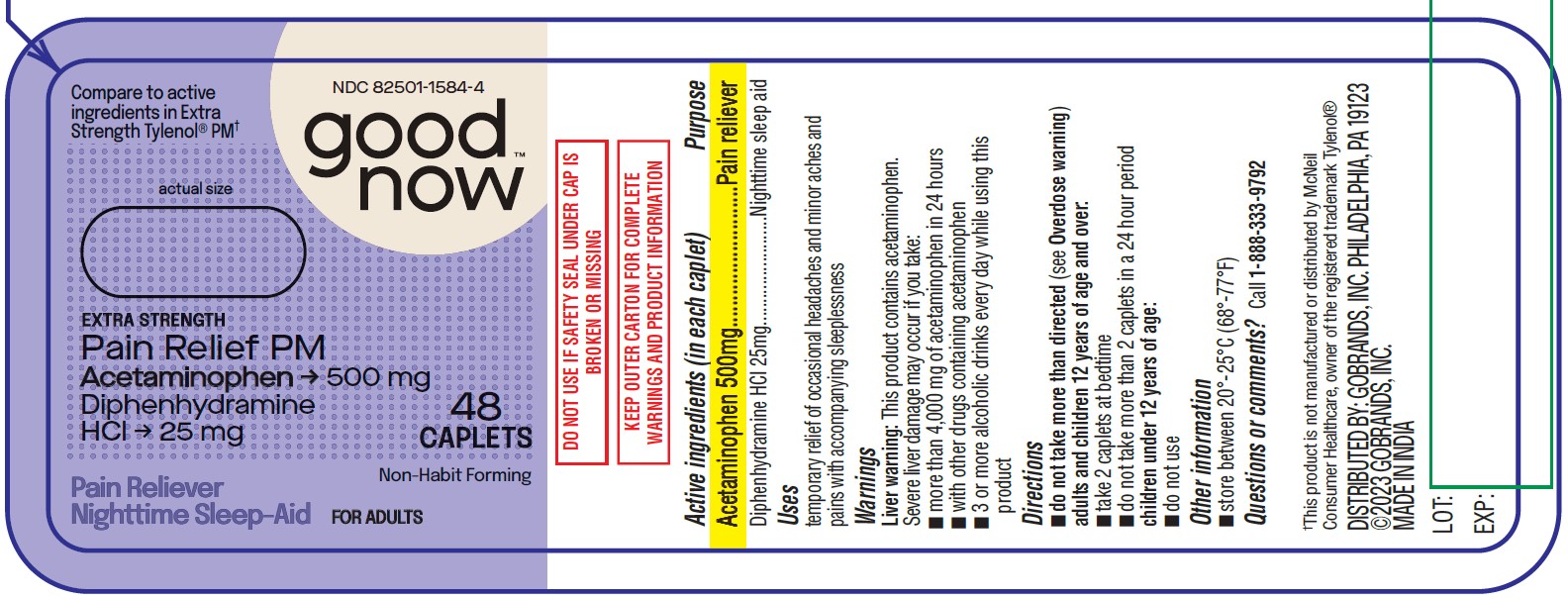 Pill image for Good Now Extra Strength Pain Relief Pm