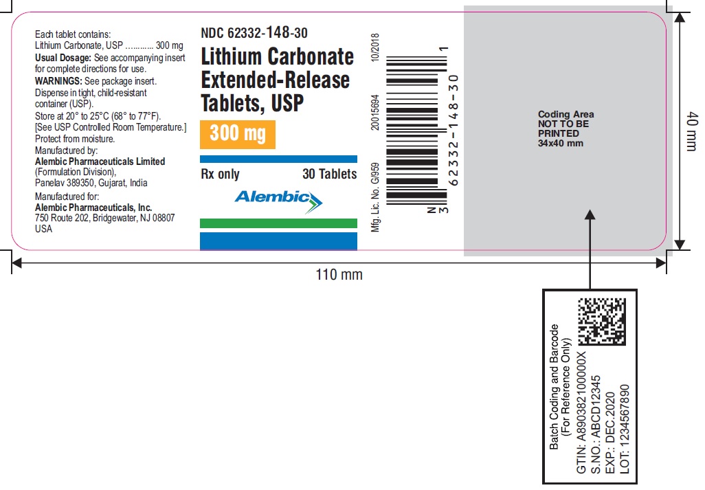 Pill image for Lithium Carbonate Extended-release Tablets Usp, 300 Mg