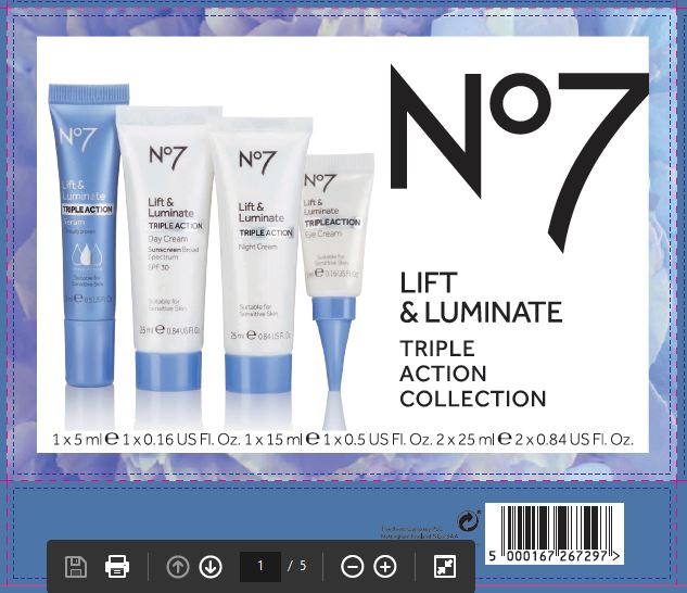 Pill image for No7 Lift And Luminate Triple Action Day Cream Sunscreen Broad Spectrum Spf 30