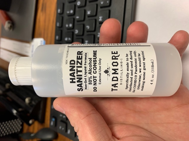 Pill image for hand sanitizer