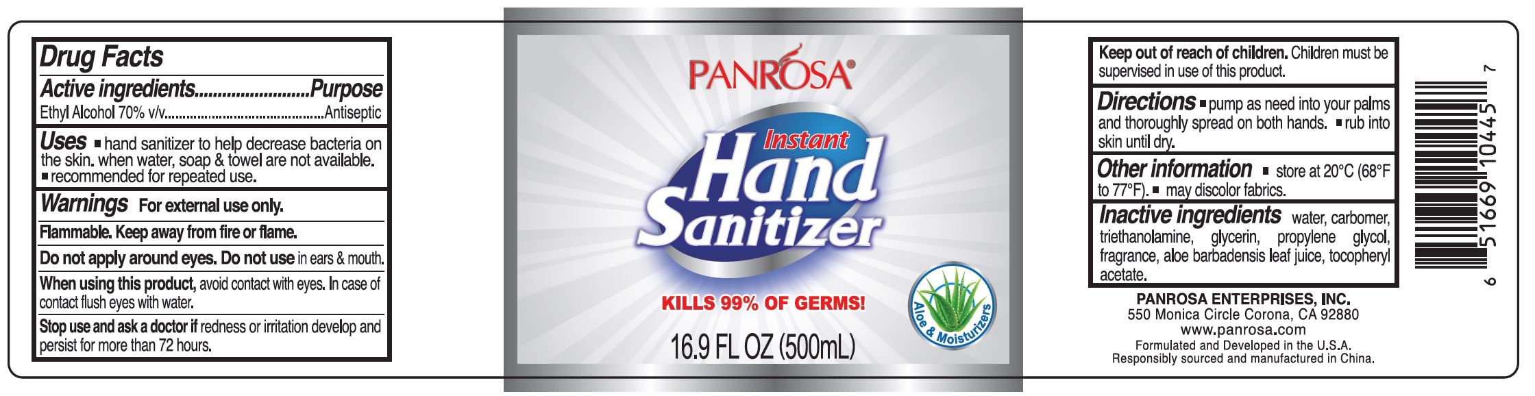 Pill image for Panrosa Instant Hand Sanitizer