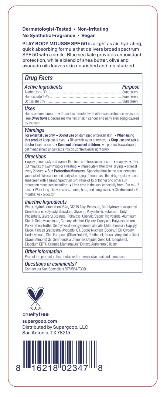 Pill image for Play Body Mousse Spf 50 With Blue Sea Kale