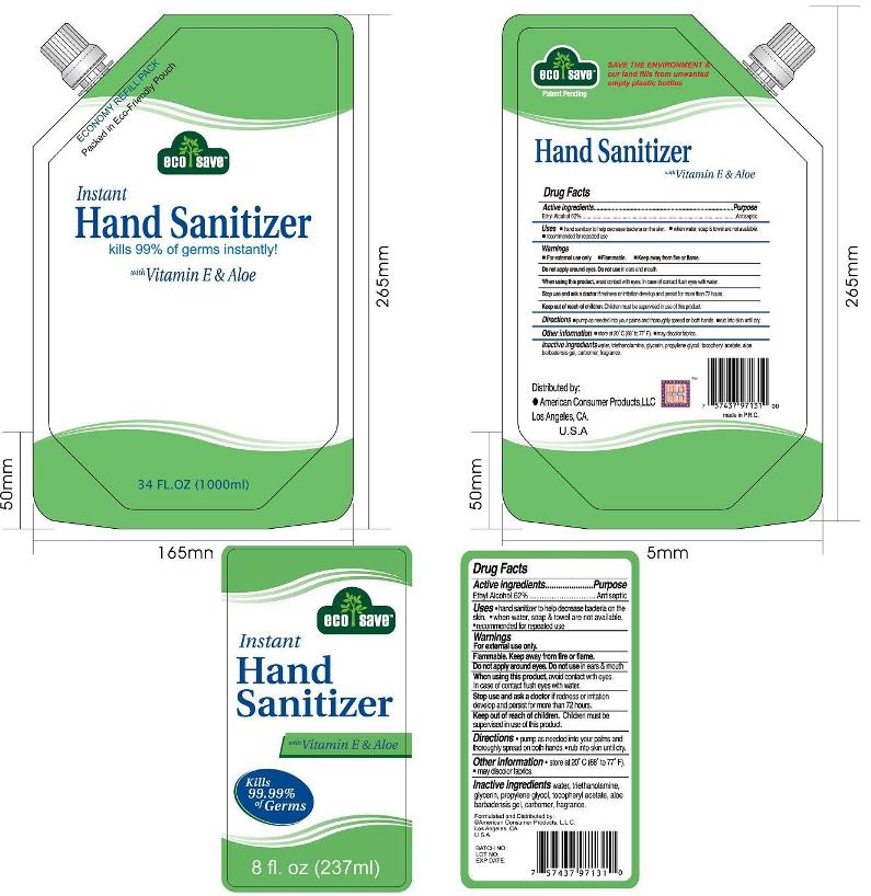 Pill image for Eco-save Instant Hand Sanitizer