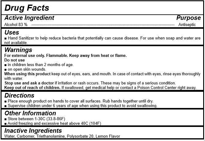 Pill image for Plus / Dai Kyoung Pharmaceutic Co.,ltd. - Wonder Hand Fresh Gel 83% (lemon Flavor) (ethanol)