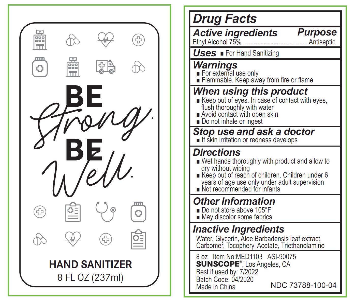 Pill image for 73788-100 Hand Sanitizer