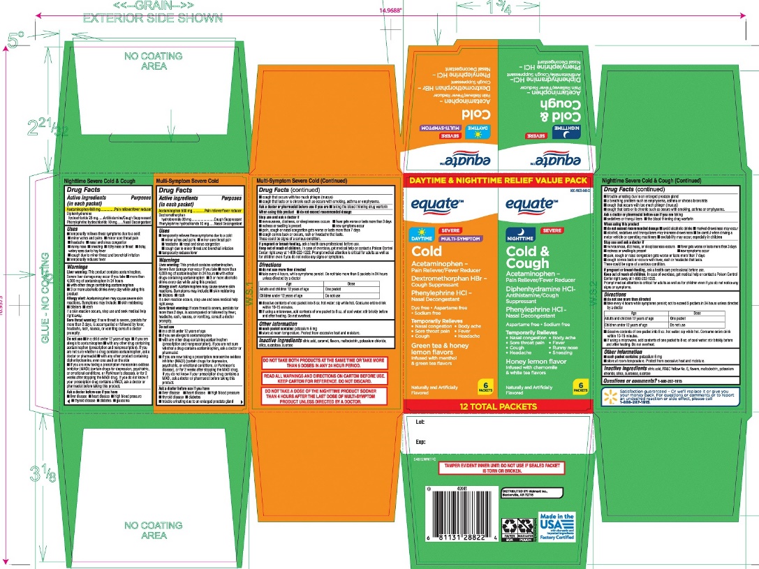 Pill image for Wal-mart Multi- Symptom Severe Cold And Nighttime Severe Cold And Cough Day & Night Value Pack