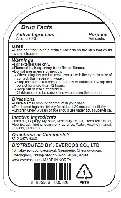 Pill image for evercos co. ltd. - purelabel advanced hand sanitizer gel