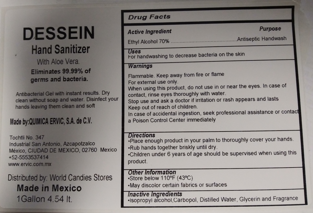 Pill image for Quimica Ervic Hand Sanitizer