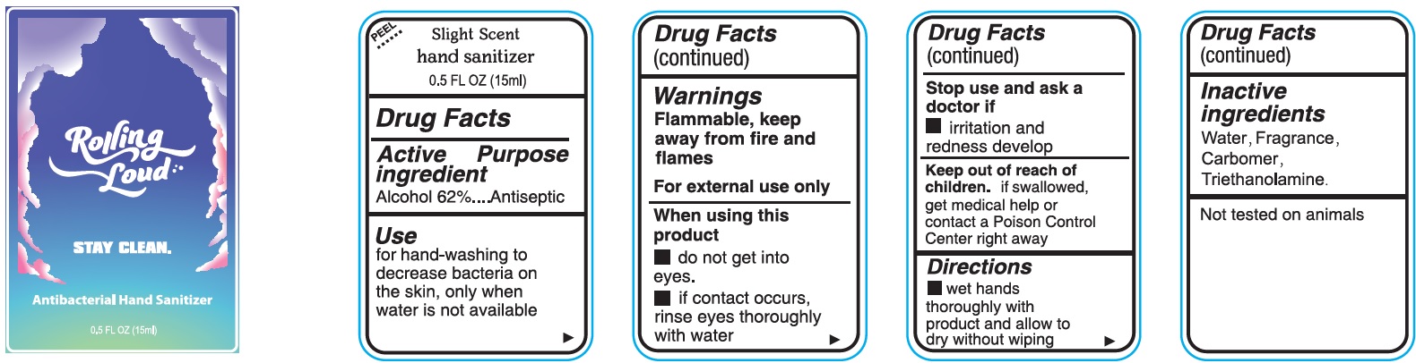 Pill image for slight scent hand sanitizer