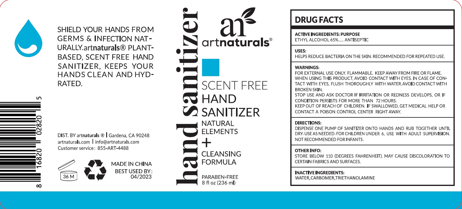 Pill image for Artnaturals Scent Free Hand Sanitizer