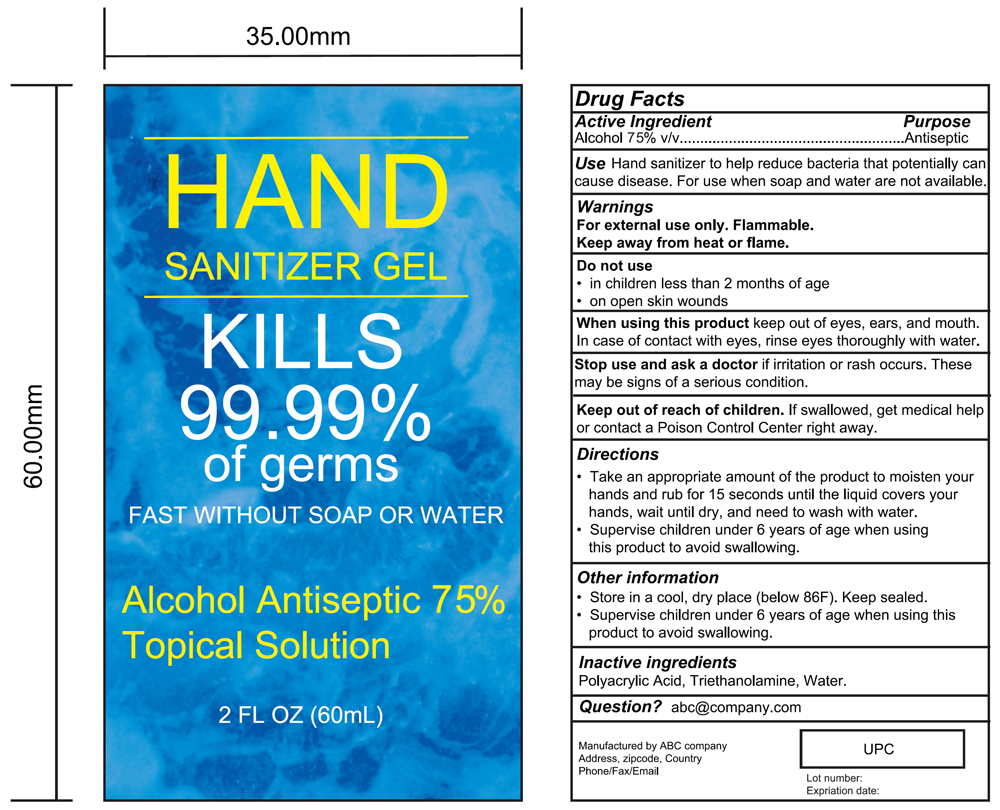 Pill image for hand sanitizer gel