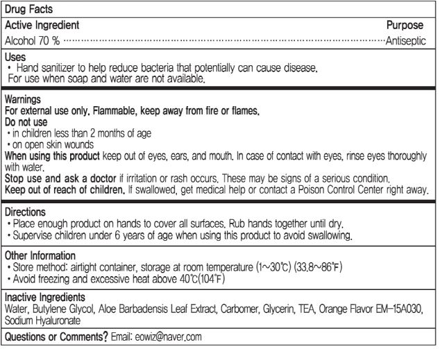 Pill image for eqmaxon corp. (eowiz korea) - dr.s clean hand gel (ethanol)