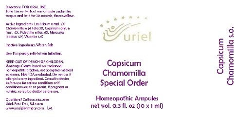 Pill image for Capsicum Chamomilla Special Order