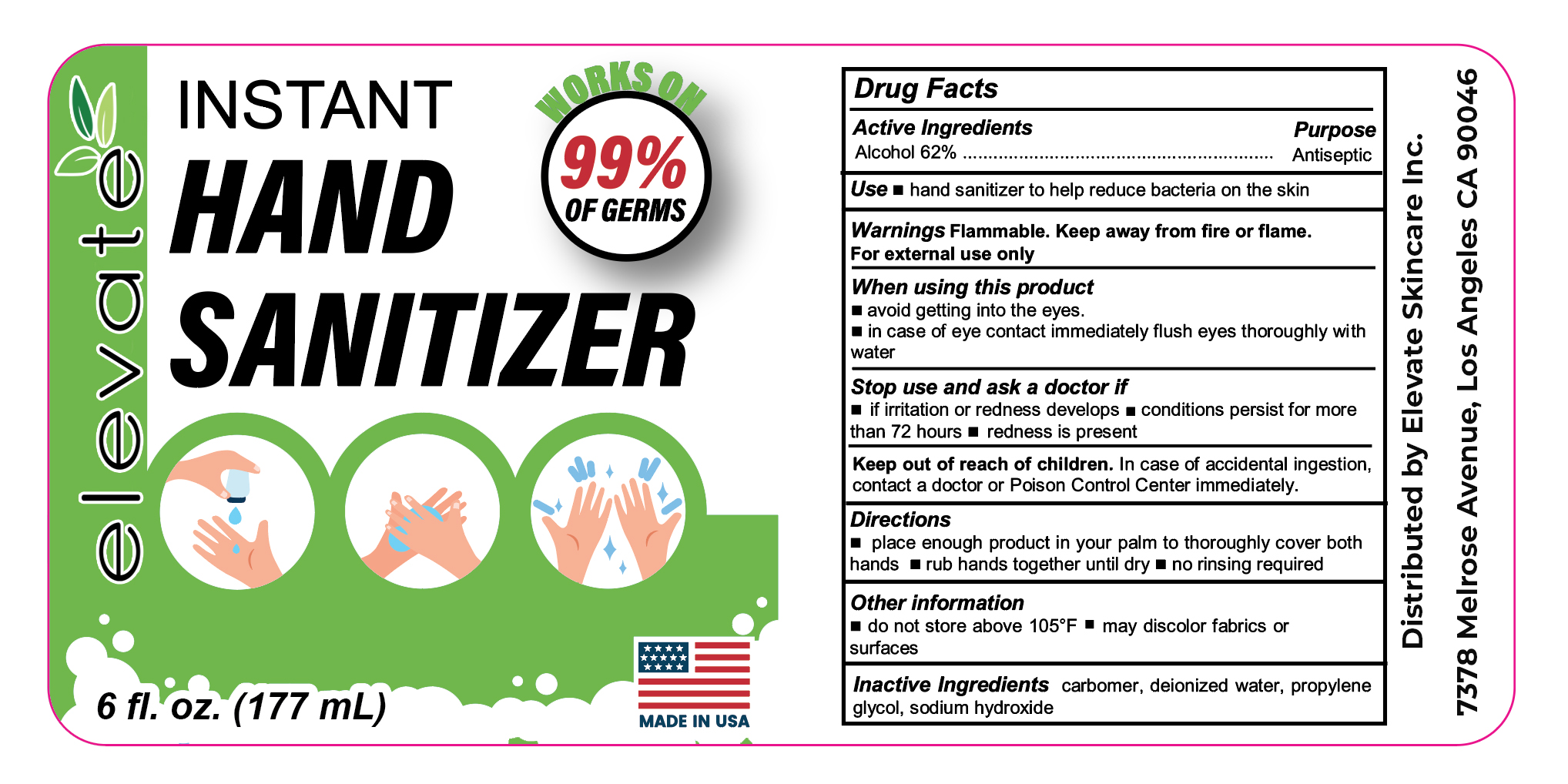 Pill image for Elevate Hand Sanitizer