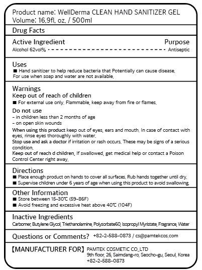 Pill image for Pamtex Cosmetic Co., Ltd - Wellderma Clean Hand Sanitizer Gel