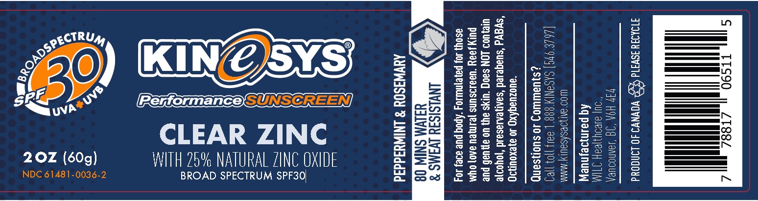 Pill image for Kinesys Performance Sunscreen Clear Zinc