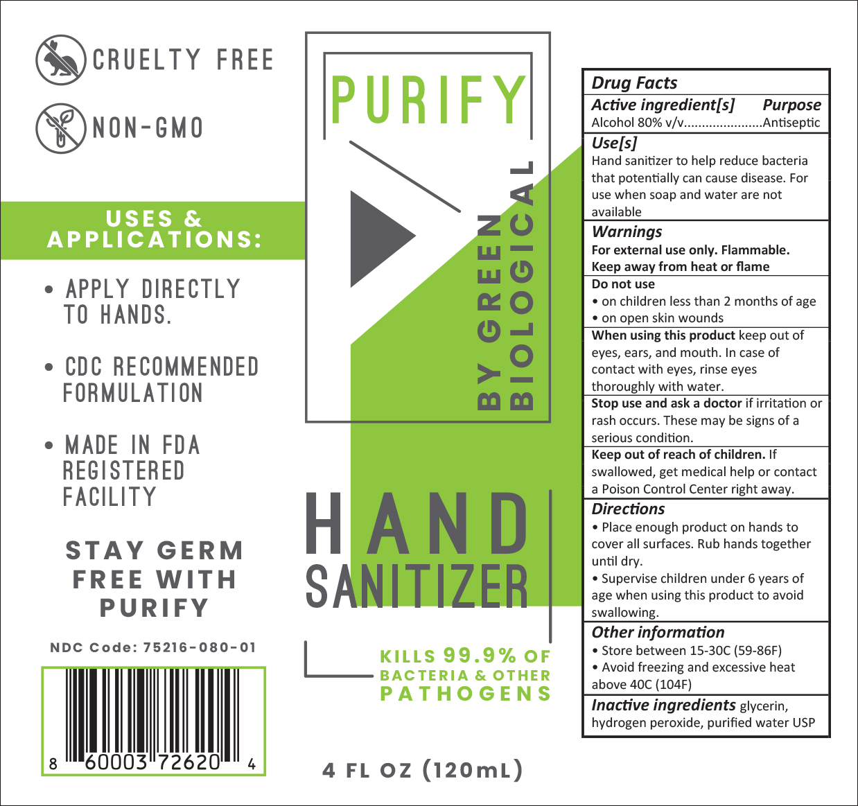 Pill image for Purify Hand Sanitizer By Green Biological