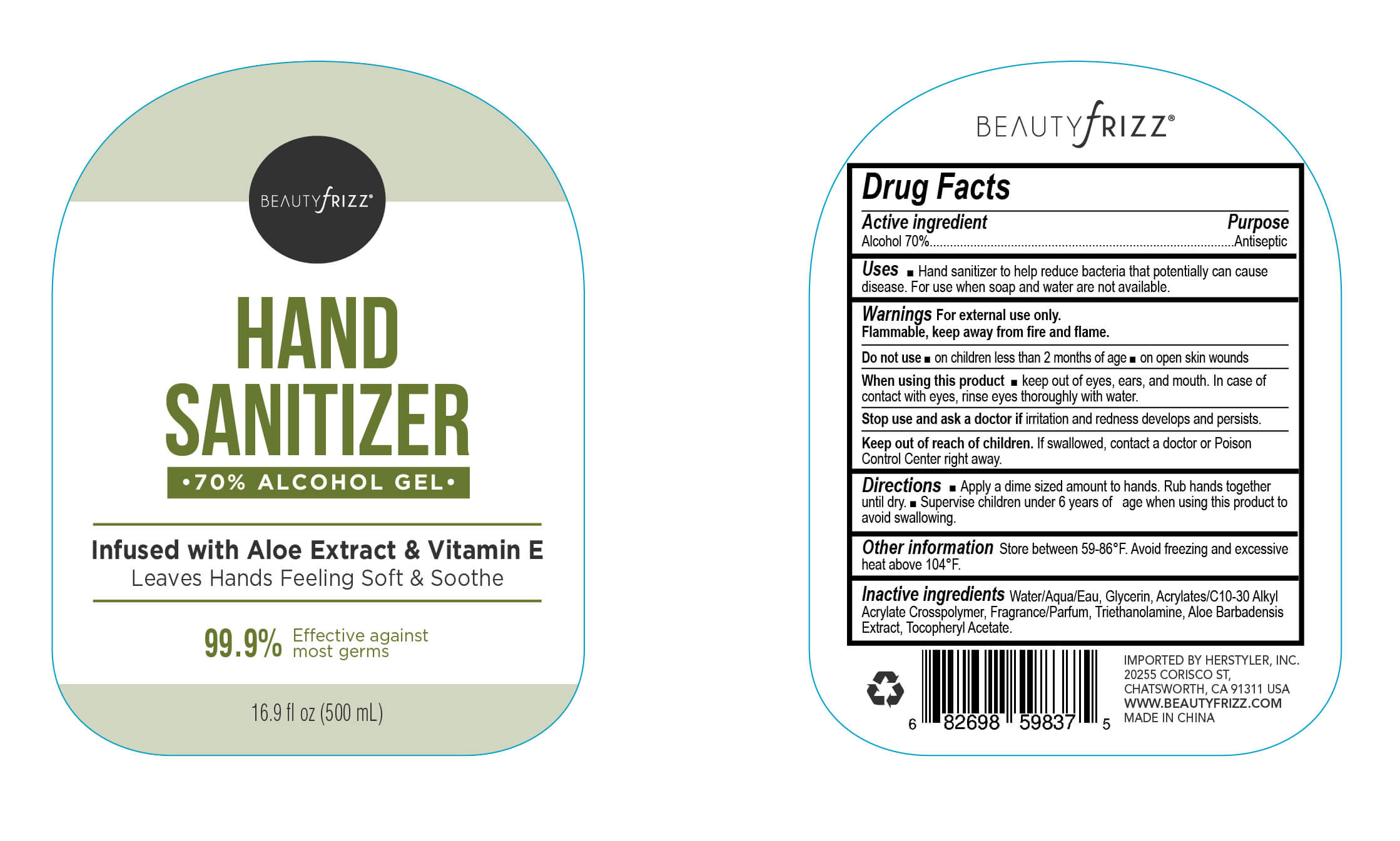 Pill image for Herstyler Hand Sanitizer