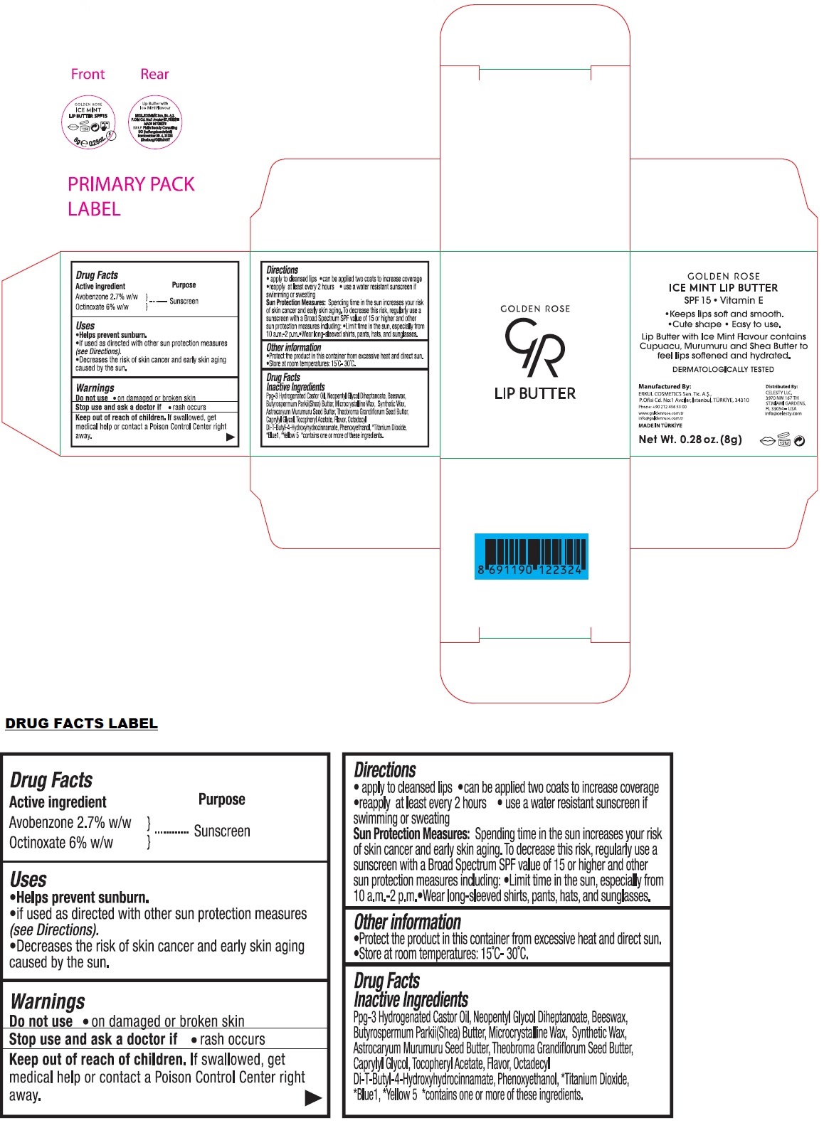 Pill image for Gr Lip Butter ice Mint Spf 15