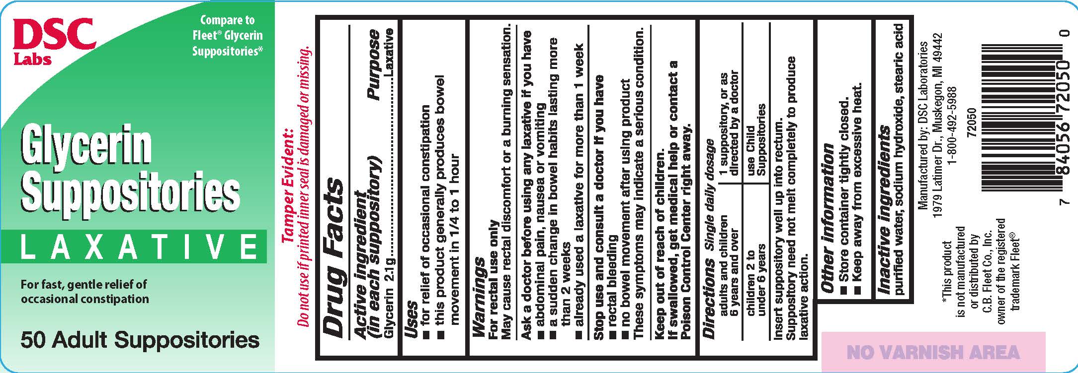 Pill image for Dsc Labs Adult Glycerin Suppositories
