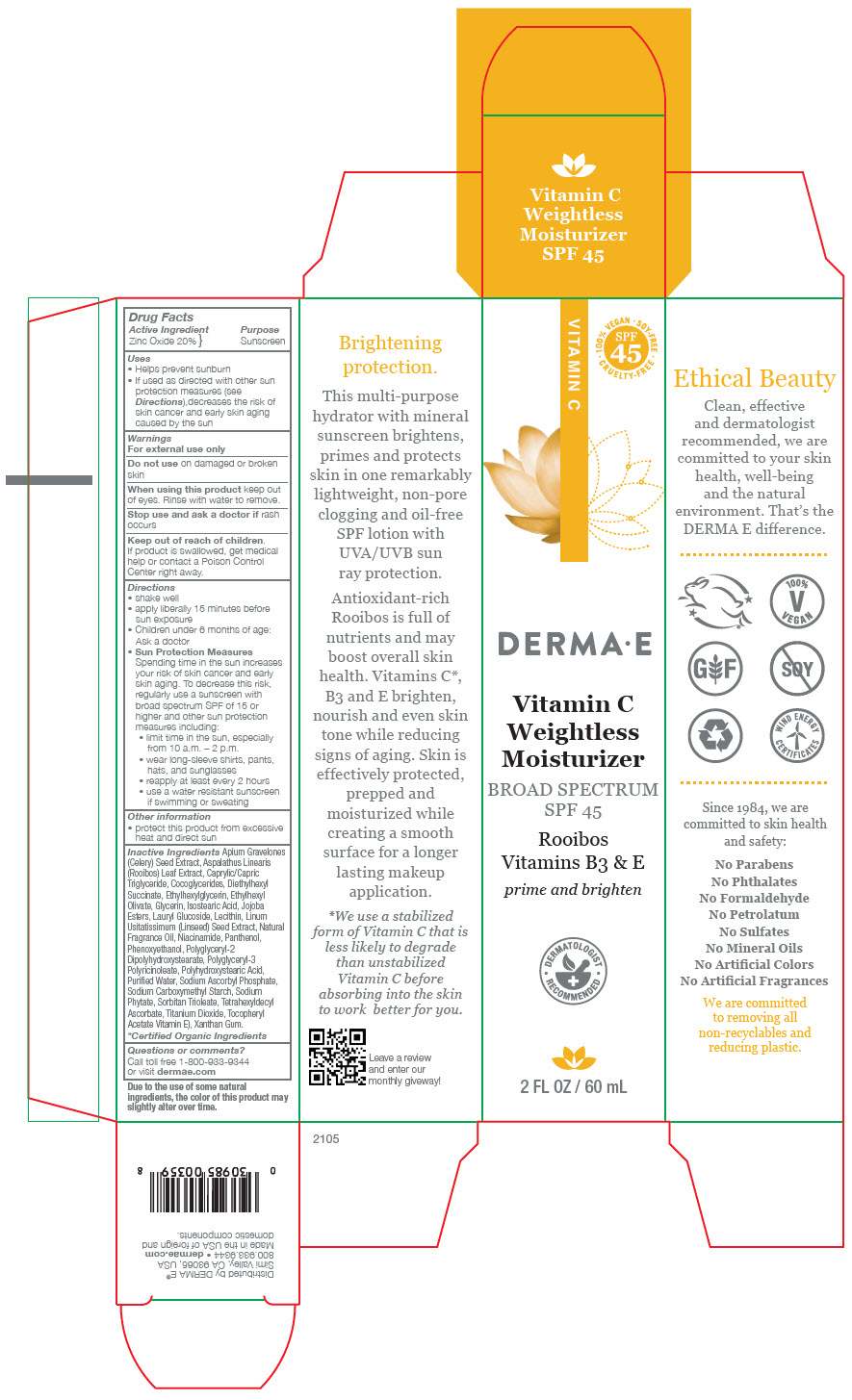 Pill image for Derma E Vitamin C Weightless Moisturizer