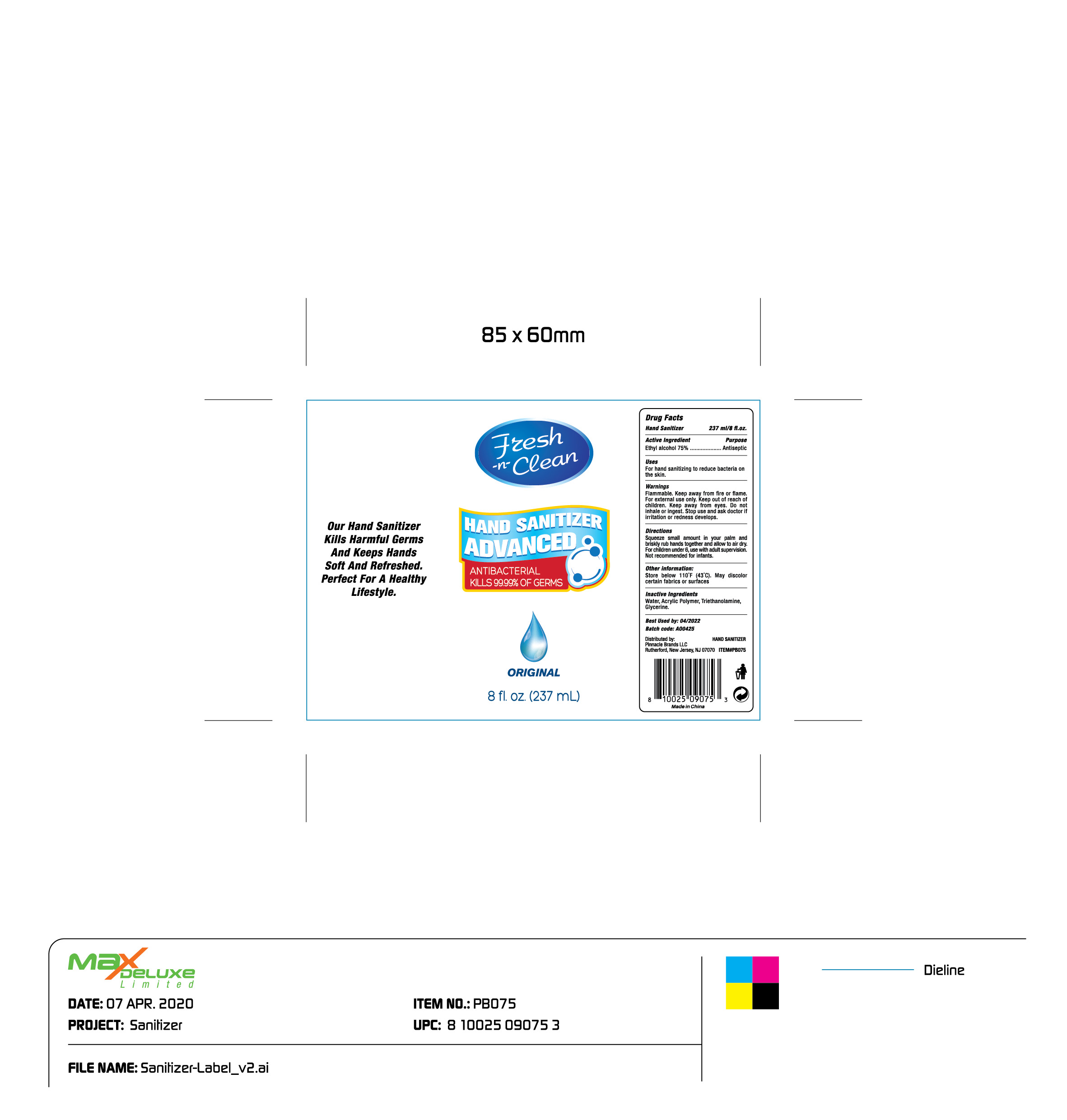 Pill image for 75% Alcohol Hand Sanitizer