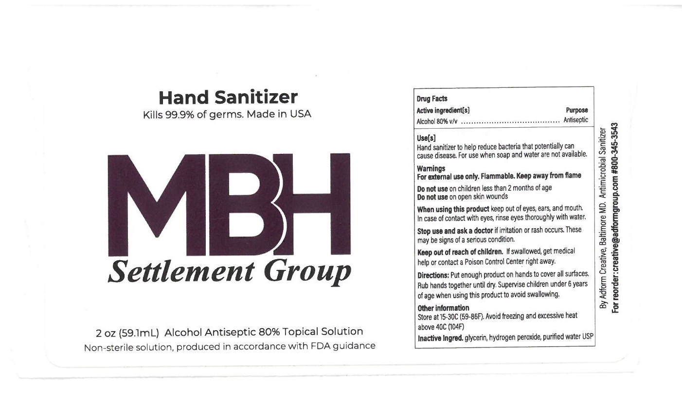 Pill image for hand sanitizer 2 oz mbh