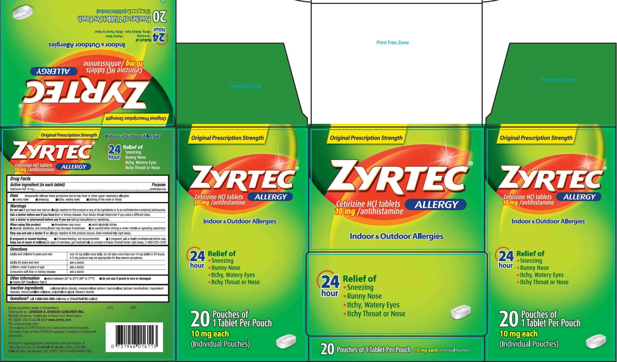 Pill image for Zyrtec Allergy