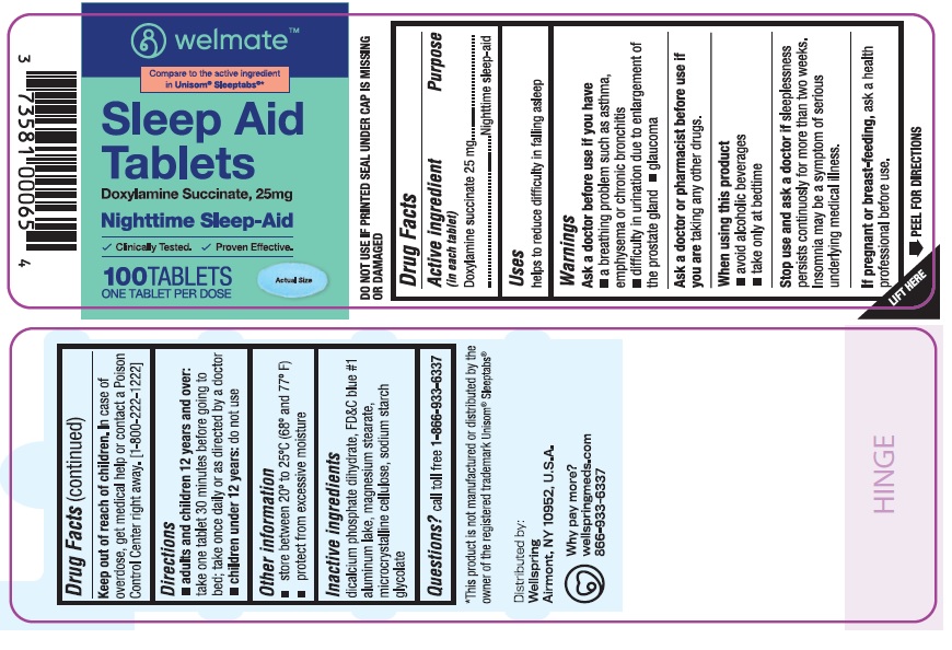 Pill image for Yyba - Welmate - Sleep Aid Tablets, 25 Mg(73581-205)
