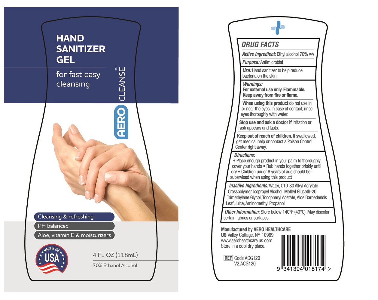 Pill image for Aerocleanse Hand Sanitizer Gel