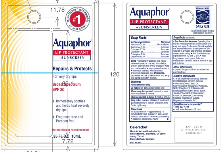 Pill image for Aquaphor Lip Protectant And Sunscreen