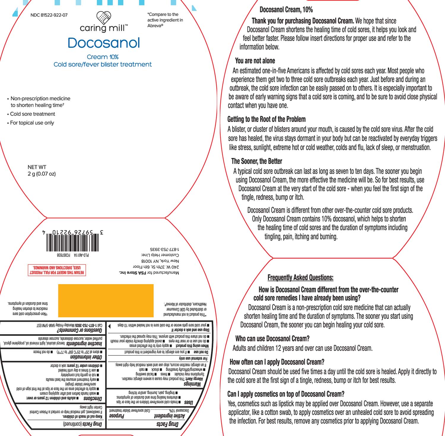Pill image for Docosanol Cream, 10%