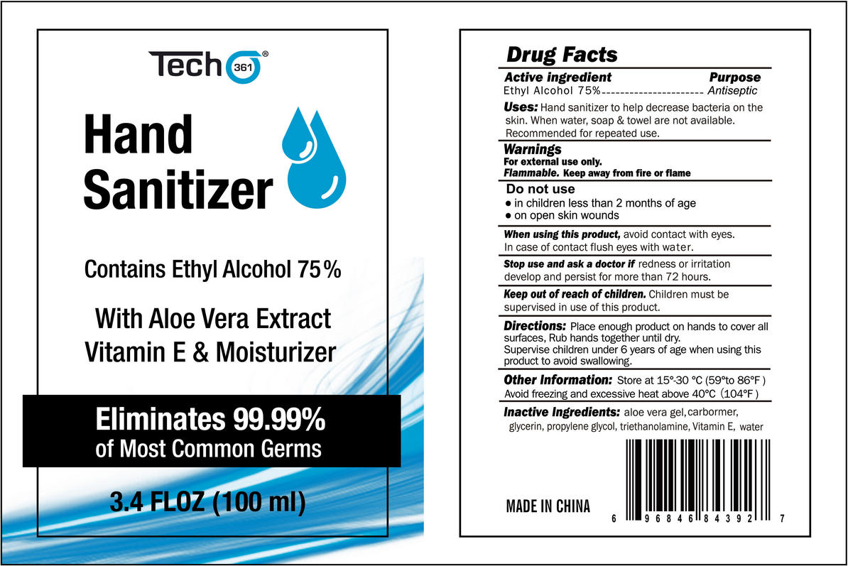 Pill image for Tech361 Hand Sanitizer With Aloe Vera And Vitamin E
