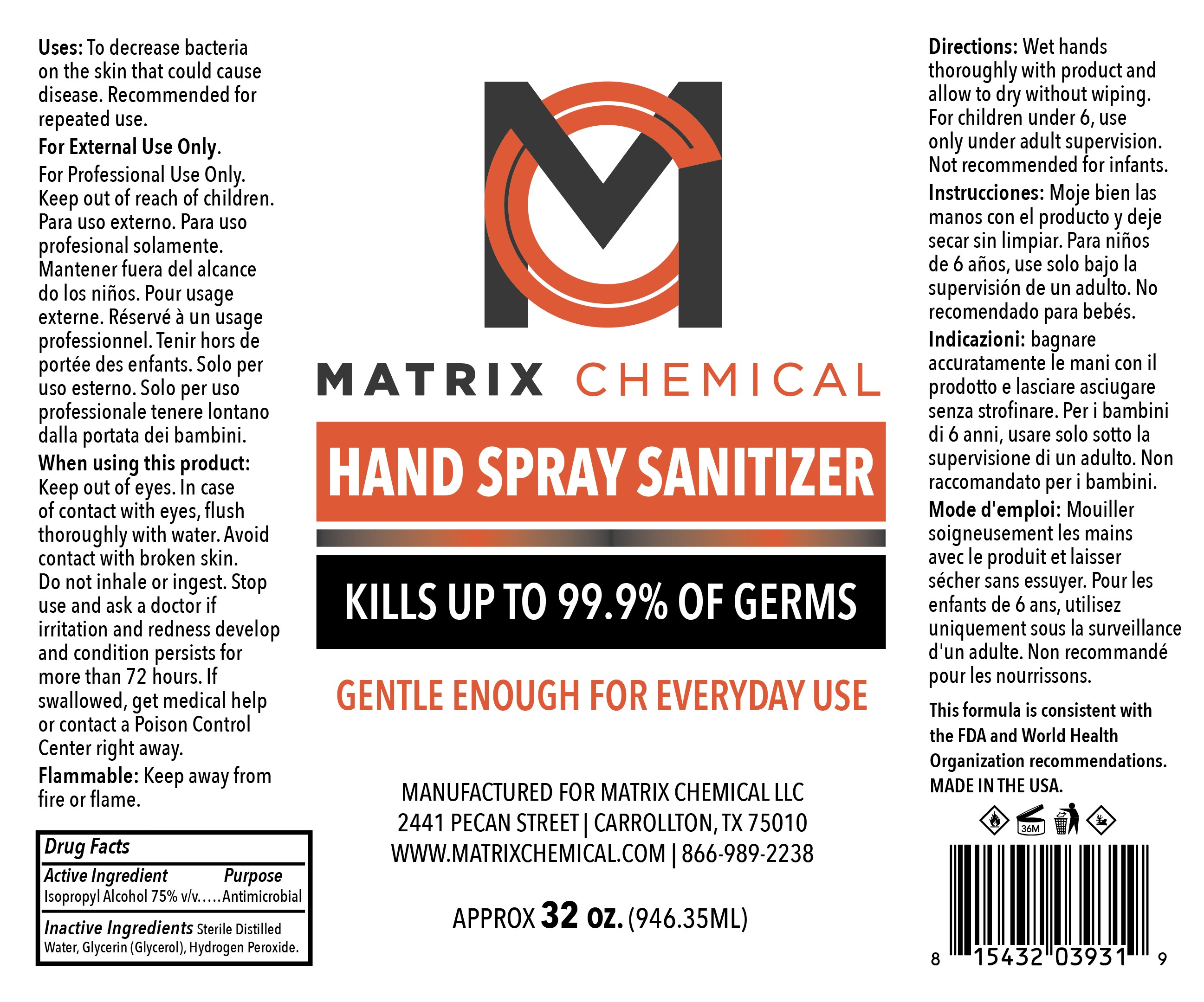 Pill image for hand sanitizer 32 oz
