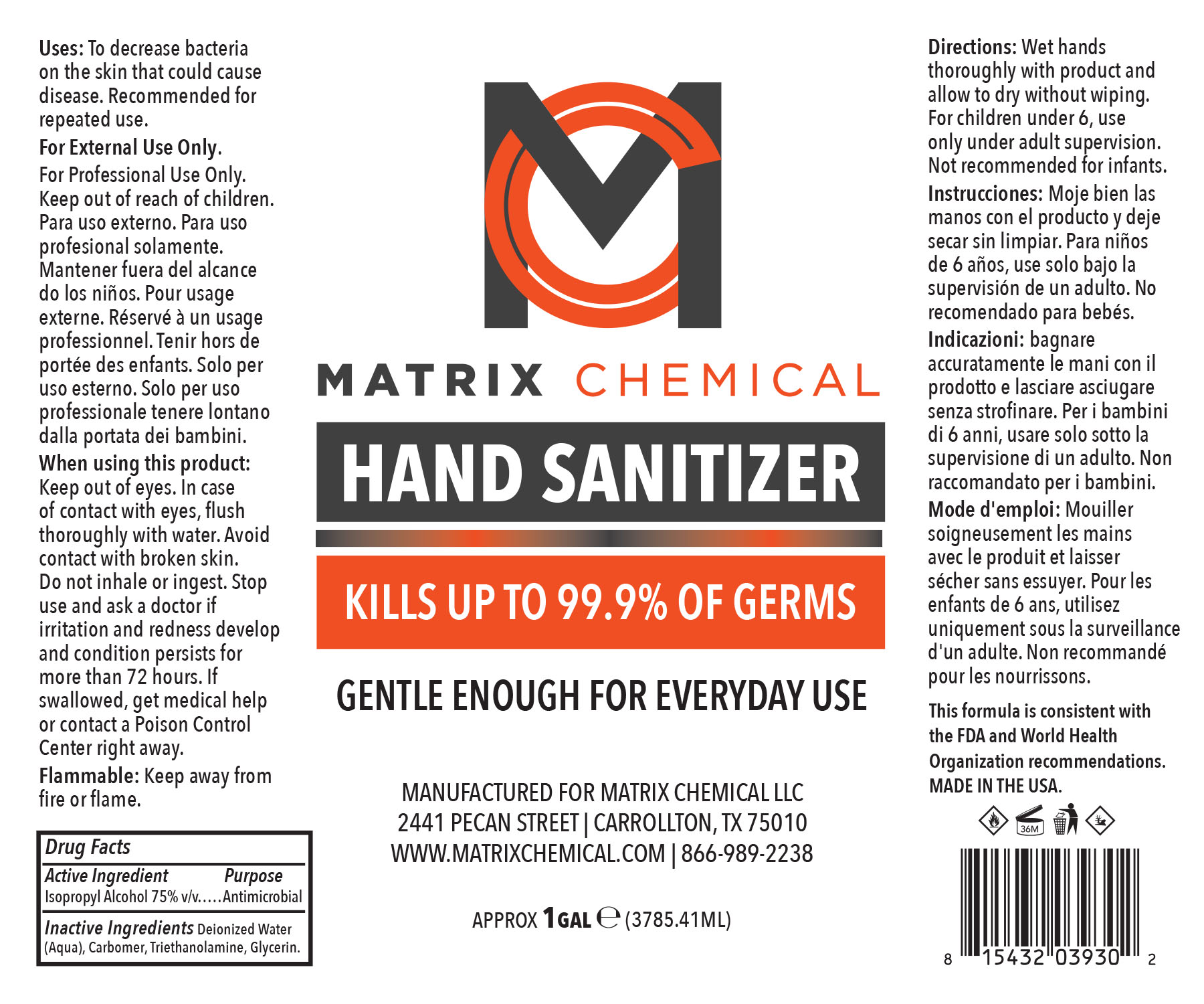 Pill image for Hand Sanitizer 1 Gallon