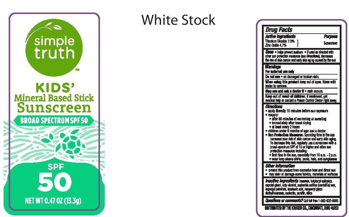 Pill image for Simple Truth Kids' Mineral Based Stick Spf 50 Sunscreen