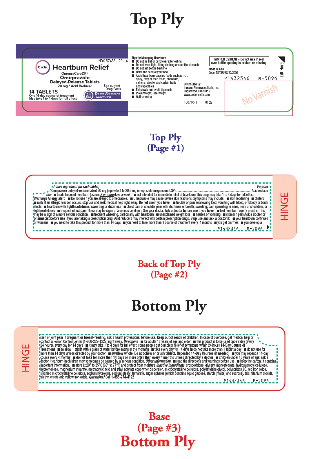 Pill image for Omeprazole Delayed-release Tablets 20 Mg
