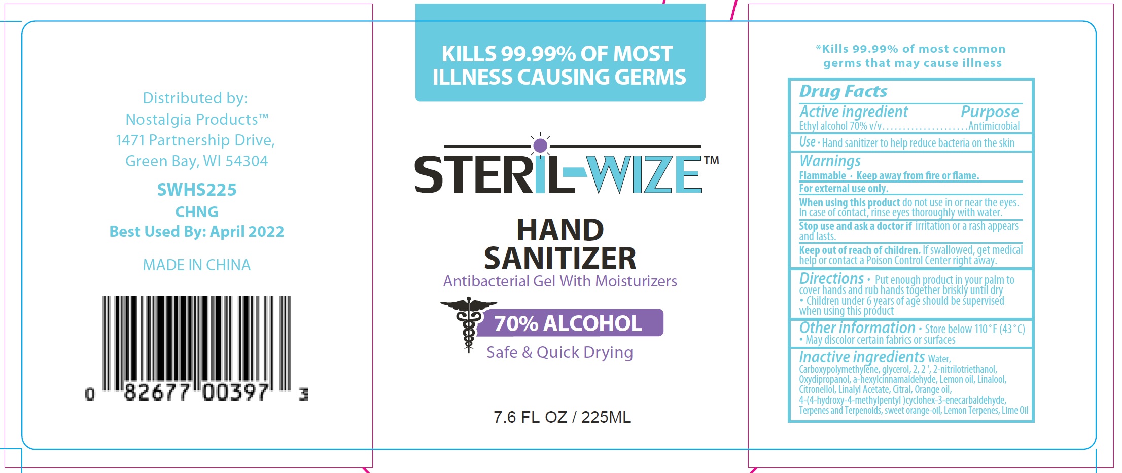 Pill image for Steril-wize Hand Sanitizer
