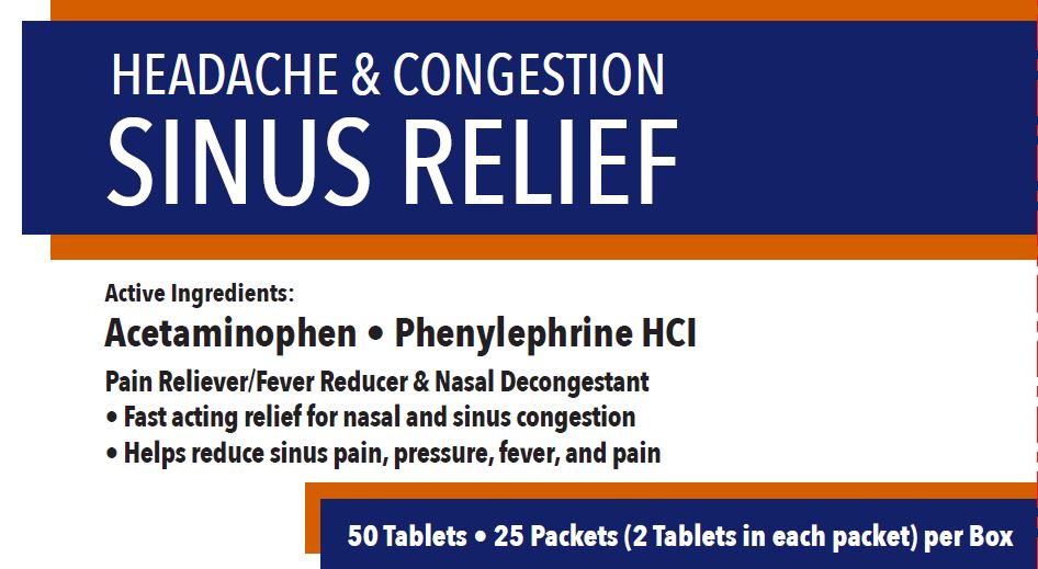 Pill image for First Aid Direct Headache And Congestion Sinus Relief