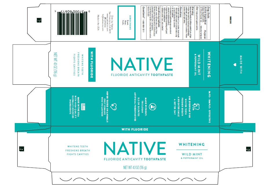 Pill image for native whitening with fluoride