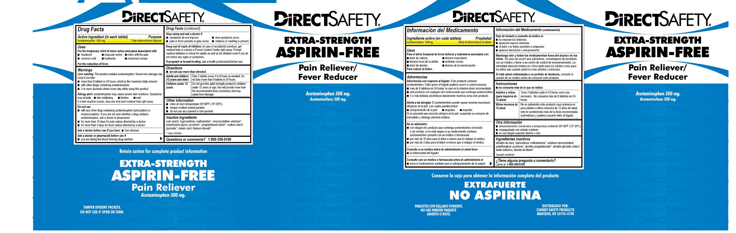Pill image for Direct Safety Xs Aspirin Free