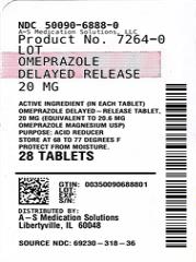 Pill image for Omeprazole Delayed-release Tablets, 20 Mg/acid Reducer