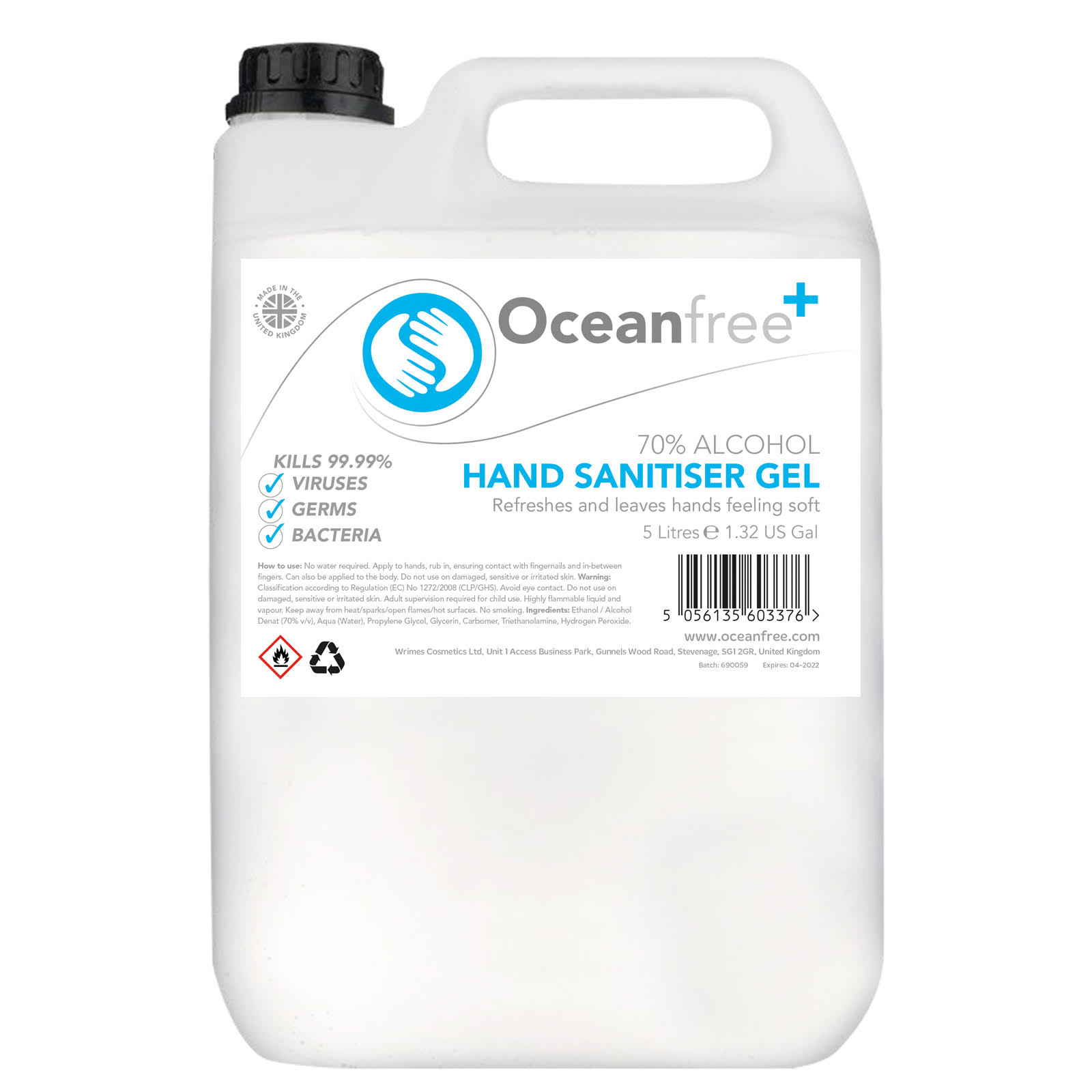 Pill image for Ocean Free - Hand Sanitizer