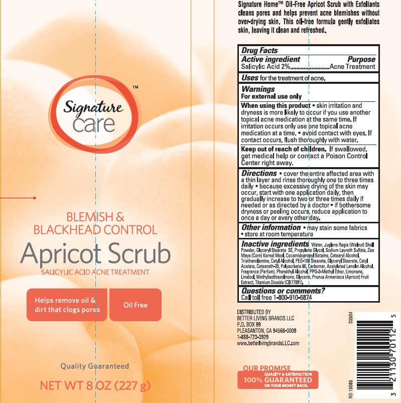 Pill image for Signature Care Blemish And Blackhead Control Apricot Scrub