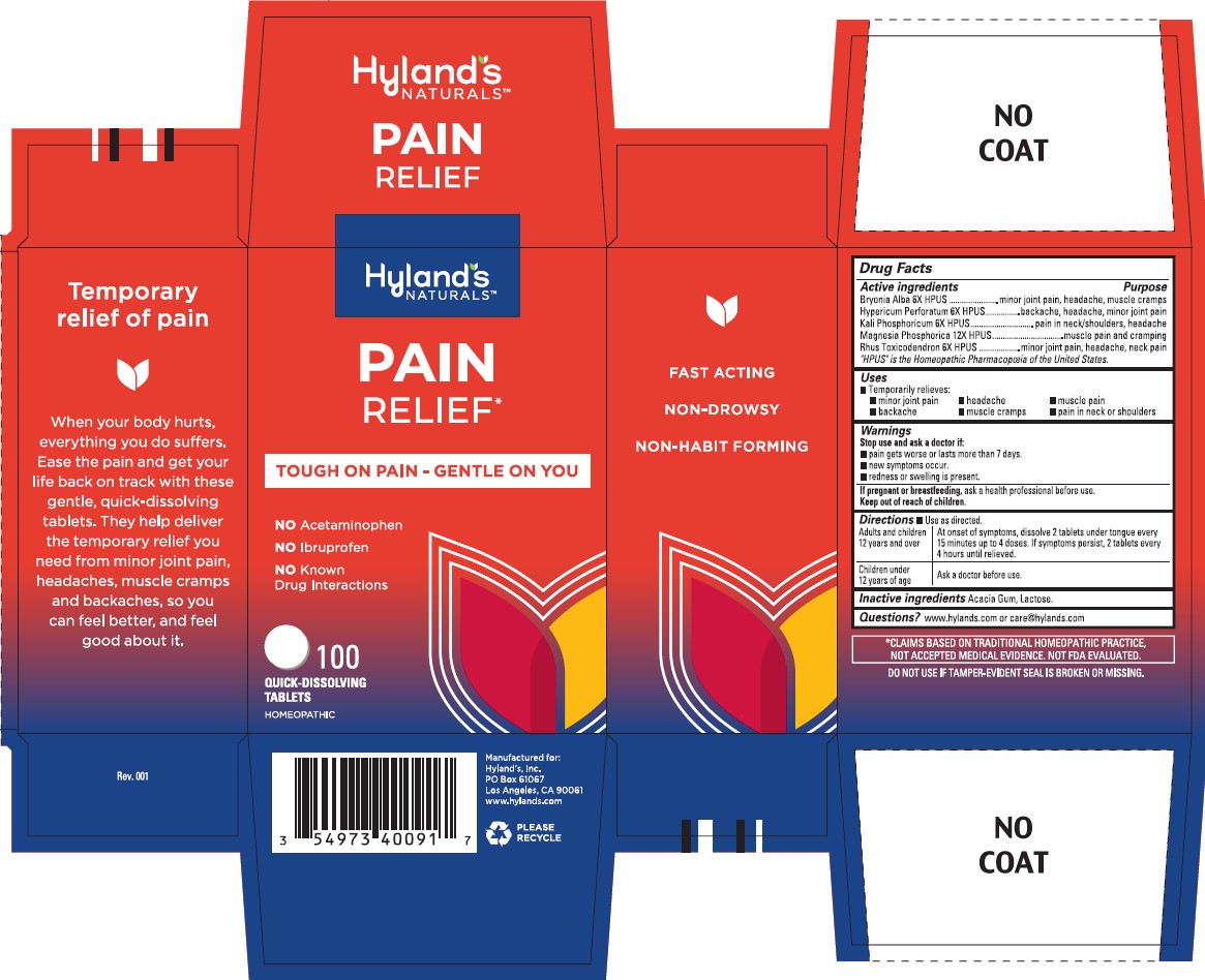 Pill image for Hyland's Naturals Pain Relief