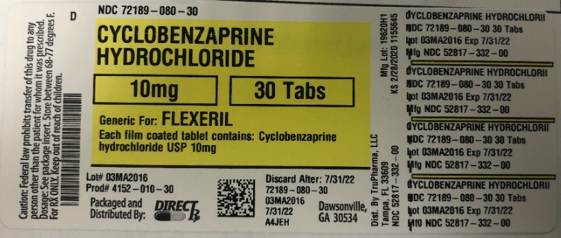 Pill image for Cyclobenzaprine Hydrochloride